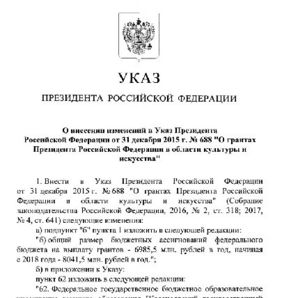Указ президента от 21.12 2023 номер 975